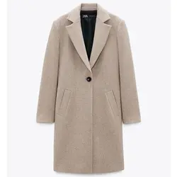 خرید پالتو پشمی زنانه زارا کد 54767 | فروشگاه اینترنتی بانی استایل