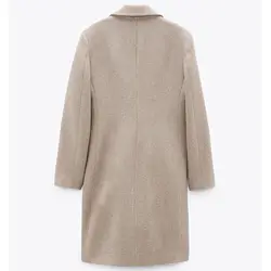 خرید پالتو پشمی زنانه زارا کد 54767 | فروشگاه اینترنتی بانی استایل