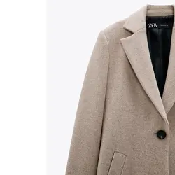 خرید پالتو پشمی زنانه زارا کد 54767 | فروشگاه اینترنتی بانی استایل