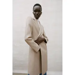 خرید پالتو پشمی زنانه زارا کد 54767 | فروشگاه اینترنتی بانی استایل