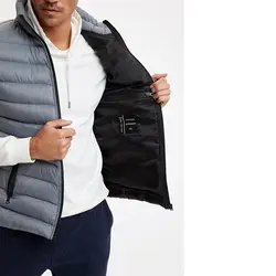 خرید کاپشن آستین حلقه ای مردانه دفکتو کد 48690 | فروشگاه اینترنتی بانی استایل