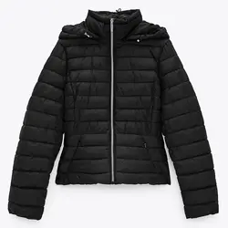 خرید کاپشن پفی زنانه زارا کد 47815 | فروشگاه اینترنتی بانی استایل