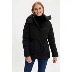 خرید کاپشن کلاه دار زنانه دفکتو کد 45617 | فروشگاه اینترنتی بانی استایل