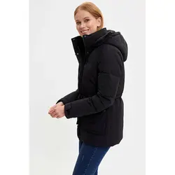 خرید کاپشن کلاه دار زنانه دفکتو کد 45617 | فروشگاه اینترنتی بانی استایل