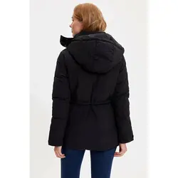 خرید کاپشن کلاه دار زنانه دفکتو کد 45617 | فروشگاه اینترنتی بانی استایل