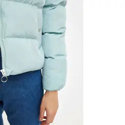 خرید کاپشن یقه ایستاده زنانه دفکتو کد 45590 | فروشگاه اینترنتی بانی استایل