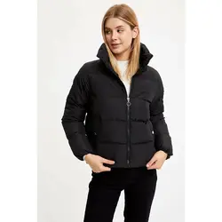 خرید کاپشن یقه ایستاده زنانه دفکتو کد 45578 | فروشگاه اینترنتی بانی استایل