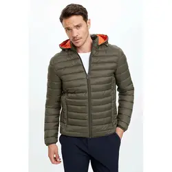 خرید کاپشن پفی کلاه دار مردانه دفکتو کد 44746 | فروشگاه اینترنتی بانی استایل