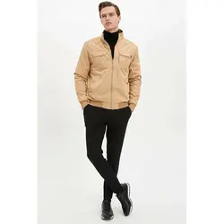 خرید کاپشن یقه ایستاده مردانه دفکتو کد 44638 | فروشگاه اینترنتی بانی استایل