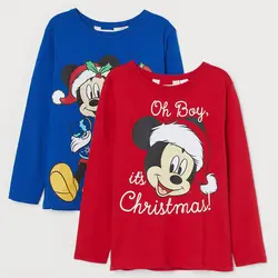 خرید تیشرت آستین بلند پسرانه بسته 2 عددی اچ اند ام کد 44527 | بانی استایل