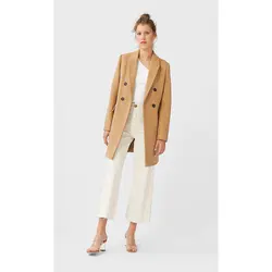 خرید پالتو پشمی زنانه استرادیواریوس کد 40115 | فروشگاه اینترنتی بانی استایل