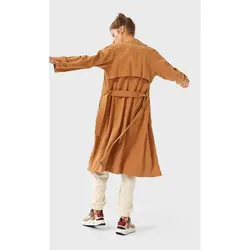 خرید بارانی بلند زنانه استرادیواریوس کد 40087 | فروشگاه اینترنتی بانی استایل