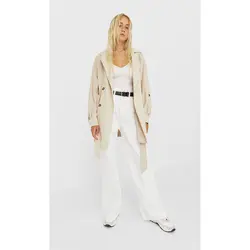 خرید بارانی کوتاه زنانه استرادیواریوس کد 40047 | فروشگاه اینترنتی بانی استایل