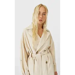 خرید بارانی کوتاه زنانه استرادیواریوس کد 40047 | فروشگاه اینترنتی بانی استایل