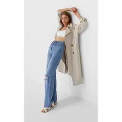 خرید بارانی بلند زنانه استرادیواریوس کد 39920 | فروشگاه اینترنتی بانی استایل