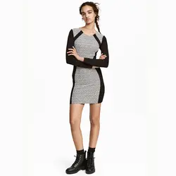 خرید پیراهن کوتاه زنانه اچ اند ام کد 36881 | فروشگاه اینترنتی بانی استایل