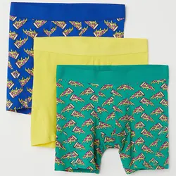 خرید شورت مردانه بسته 3 عددی اچ اند ام کد 34539 | بانی استایل