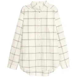 خرید شومیز نخی زنانه اچ اند ام کد 31814 | فروشگاه اینترنتی بانی استایل