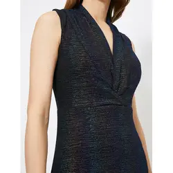 خرید پیراهن کوتاه یقه هفت زنانه کوتون کد 12396 | فروشگاه اینترنتی بانی استایل