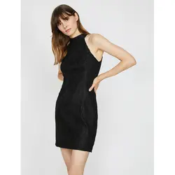 خرید پیراهن میدی طرح دار زنانه کوتون کد 12357 | فروشگاه اینترنتی بانی استایل