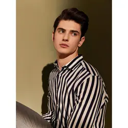 خرید پیراهن راه راه مردانه ال سی وایکیکی کد 14296 | فروشگاه اینترنتی بانی استایل