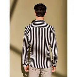 خرید پیراهن راه راه مردانه ال سی وایکیکی کد 14296 | فروشگاه اینترنتی بانی استایل