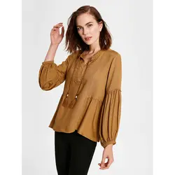 خرید بلوز ویسکوز طرح دار زنانه ال سی وایکیکی 10587 | فروشگاه اینترنتی بانی استایل