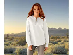خرید بلوز نخی آستین بلند زنانه چیبو Tchibo | فروشگاه اینترنتی بانی استایل