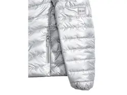 خرید کاپشن پفی زنانه اچ اند ام نقره ای | فروشگاه اینترنتی بانی استایل