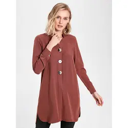 خرید تونیک آستین بلند زنانه ال سی وایکیکی 11288 | فروشگاه اینترنتی بانی استایل