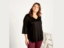 خرید بلوز آستین سه ربع زنانه - اسمارا 5739 اصل | فروشگاه اینترنتی بانی استایل