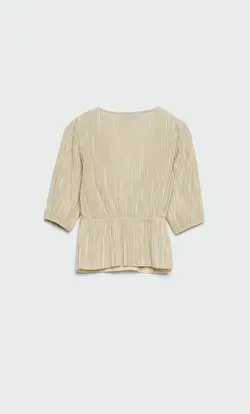 خرید بلوز پلیسه زنانه استرادیواریوس کد 231654 | بانی استایل