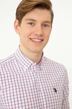 خرید پیراهن آستین بلند مردانه یو اس پولو کد 229704 | بانی استایل