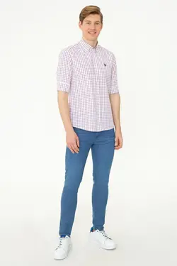 خرید پیراهن آستین بلند مردانه یو اس پولو کد 229704 | بانی استایل