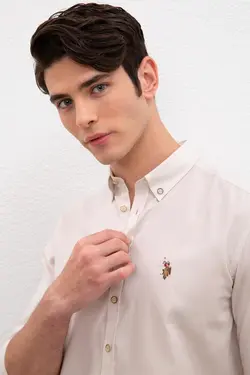 خرید پیراهن آستین بلند مردانه یو اس پولو کد 228575 | بانی استایل