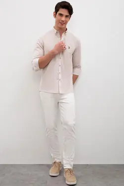 خرید پیراهن آستین بلند مردانه یو اس پولو کد 228575 | بانی استایل