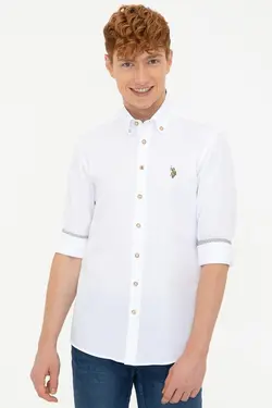 خرید پیراهن آستین بلند مردانه یو اس پولو کد 228562 | بانی استایل