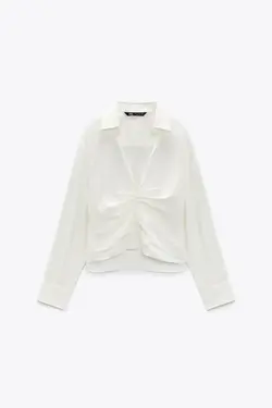 خرید شومیز زنانه زارا کد 227845 | بانی استایل