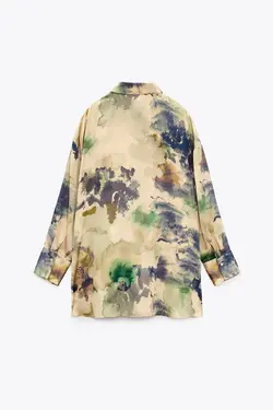 خرید شومیز اورسایز زنانه زارا کد 227829 | بانی استایل