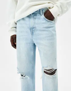 خرید شلوار جین زاپ دار مردانه برشکا کد 212811 | بانی استایل