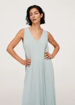 خرید پیراهن میدی زنانه منگو کد 206693 | بانی استایل