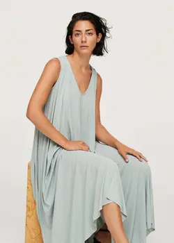 خرید پیراهن میدی زنانه منگو کد 206693 | بانی استایل