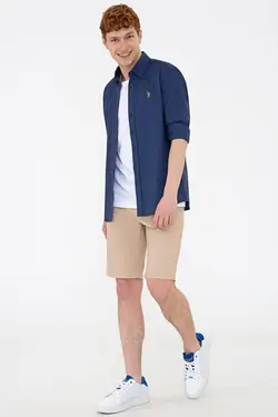 خرید پیراهن آستین بلند مردانه یو اس پولو کد 121235 | بانی استایل