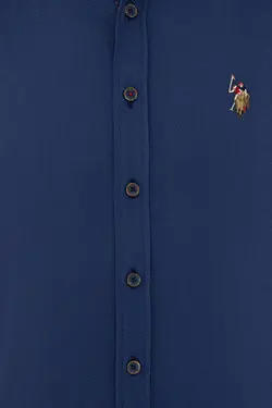 خرید پیراهن آستین بلند مردانه یو اس پولو کد 121235 | بانی استایل