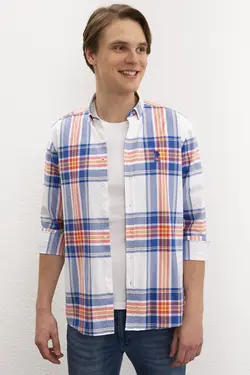 خرید پیراهن آستین بلند مردانه یو اس پولو کد 120853 | بانی استایل