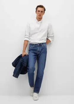 خرید شلوار جین راسته مردانه منگو کد 110879 | بانی استایل