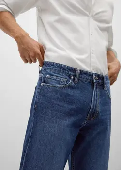 خرید شلوار جین راسته مردانه منگو کد 110879 | بانی استایل