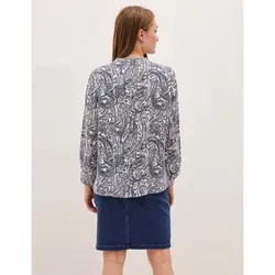 خرید بلوز طرح دار زنانه ال سی وایکیکی کد 86342 | فروشگاه اینترنتی بانی استایل