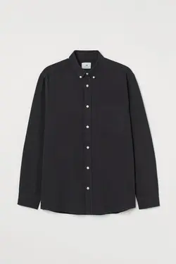 خرید پیراهن آکسفورد مردانه اچ اند ام کد 107183 | بانی استایل