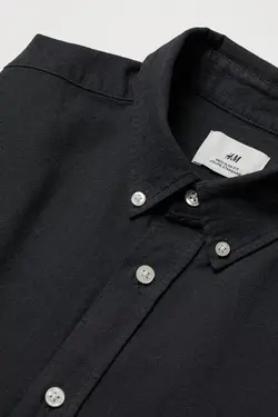 خرید پیراهن آکسفورد مردانه اچ اند ام کد 107183 | بانی استایل